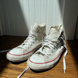 White high top converse